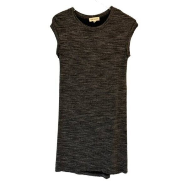 Cloth & Stone | Women's Heather Dark Gray Soft Knit Sheath Dress Size XS - Picture 2 of 9